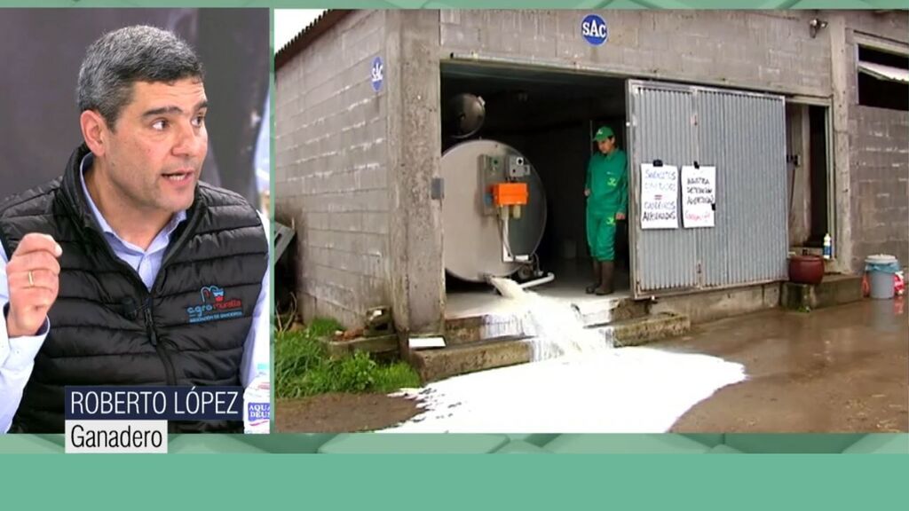 El ganadero Roberto López: "Ya he matado a algunas vacas, no quiero llorar, la leche va a subir a un euro"