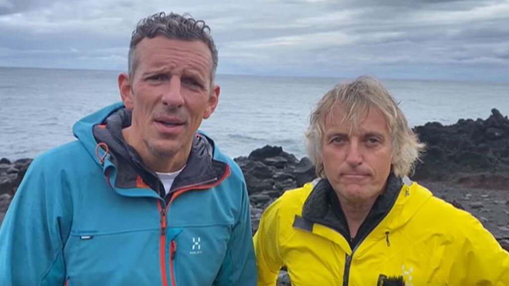 Jesús Calleja y Joaquín Prat se han visto sorprendidos por la amenaza sísmica en las Azores cuando grababan 'Planeta Calleja'