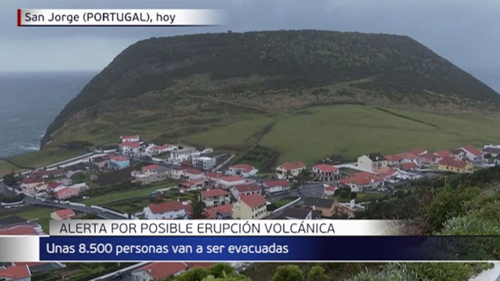 Las islas Azores piden evacuar primero a su población más vulnerable ante el riesgo de erupción