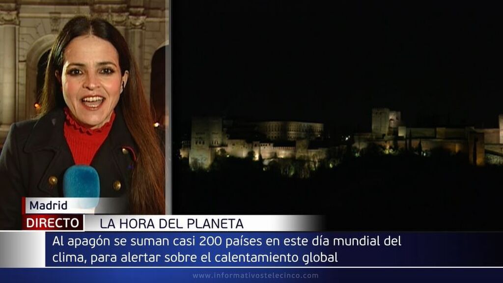 Monumentos turísticos de toda España se suman a la Hora del Planeta este sábado