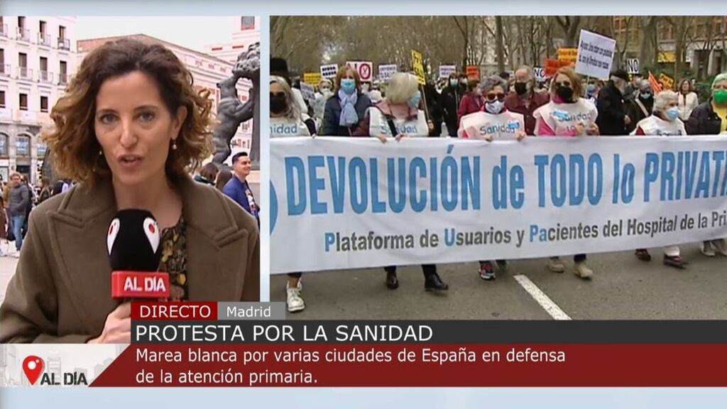 La Marea Blanca se manifiesta por varias ciudades de España en defensa de la Atención Primaria