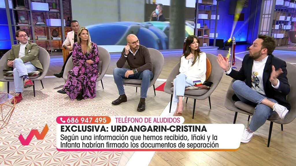 'Viva la vida' informa del divorcio entre Iñaki y Cristina