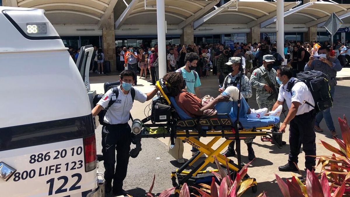 El pánico en el aeropuerto de Cancún lo causó una explosión accidental y no un tiroteo