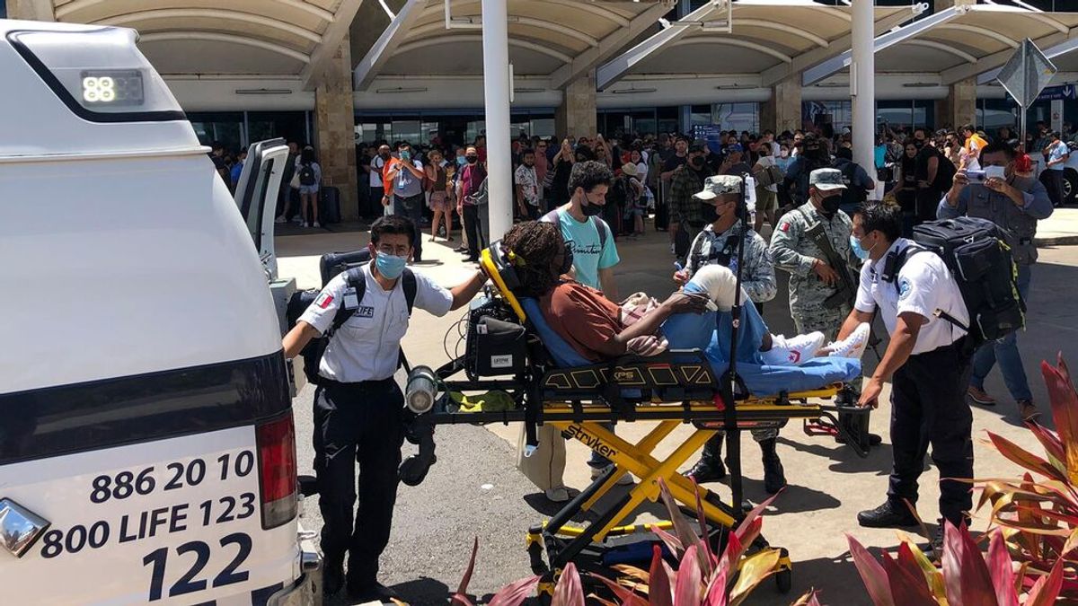 El pánico en el aeropuerto de Cancún lo causó una explosión accidental y no un tiroteo El pánico en el aeropuerto de Cancún lo causó una explosión accidental y no un tiroteo