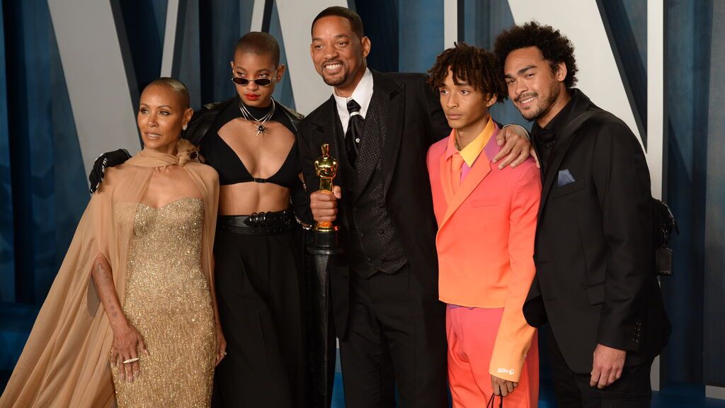 Will Smith, su mujer y sus tres hijos