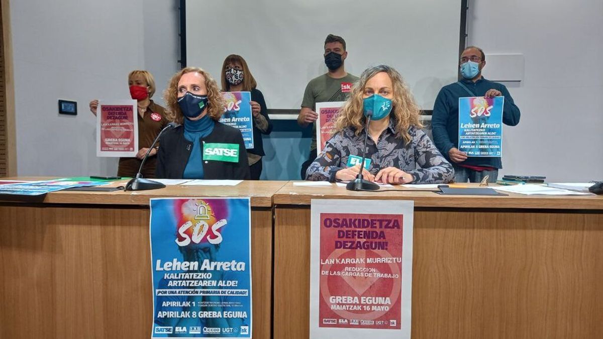 Los sindicatos convocan dos jornadas de huelga en Osakidetza para los días 8 de abril y 16 de mayo Los sindicatos convocan dos jornadas de huelga en Osakidetza para los días 8 de abril y 16 de mayo