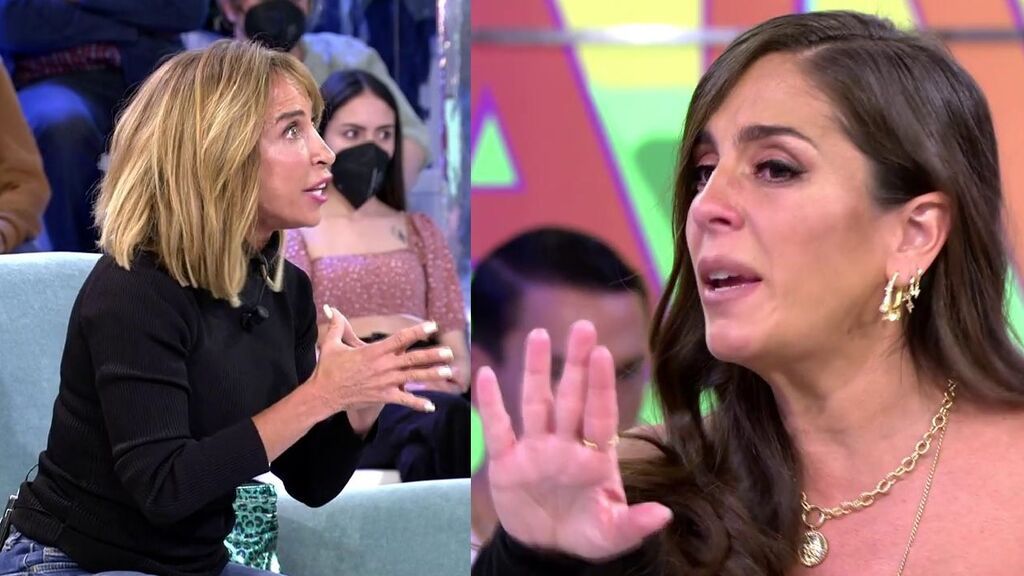 El tenso momento de María Patiño y Anabel Pantoja en directo: "A mí no me levantes la voz"