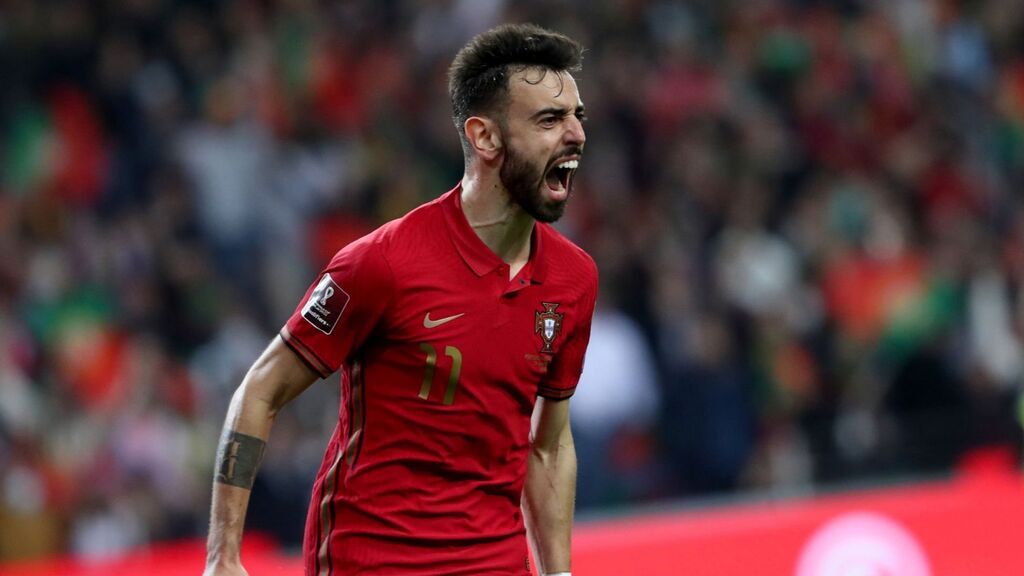 Un caño de Cristiano Ronaldo a Bruno Fernandes sirve para adelantar a Portugal ante Macedonia del Norte (1-0)