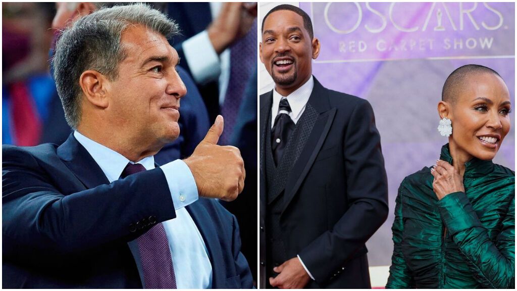 Joan Laporta, sobre el bofetón de Will Smith: “Su mujer sufre alopecia pero rapadita… bien, muy bien”