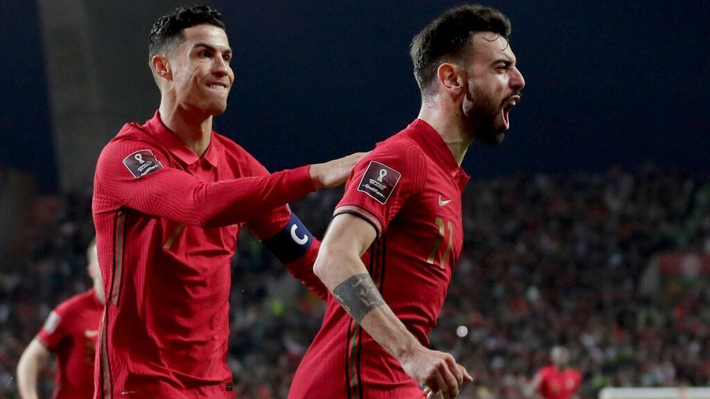 Bruno Fernandes mantiene las opciones de Portugal de estar en el Mundial a costa de Macedonia (1-0)