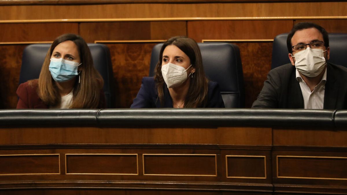 Belarra, Montero y Gazón evidencian sus discrepancias con Sánchez sobre el Sáhara y no le aplauden Belarra, Montero y Gazón evidencian sus discrepancias con Sánchez sobre el Sáhara y no le aplauden