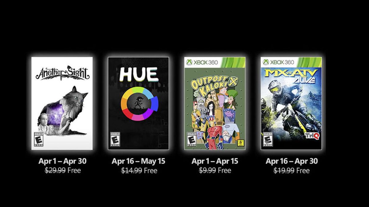 Another Sight o Hue, entre los juegos de Xbox Live Gold del mes de abril