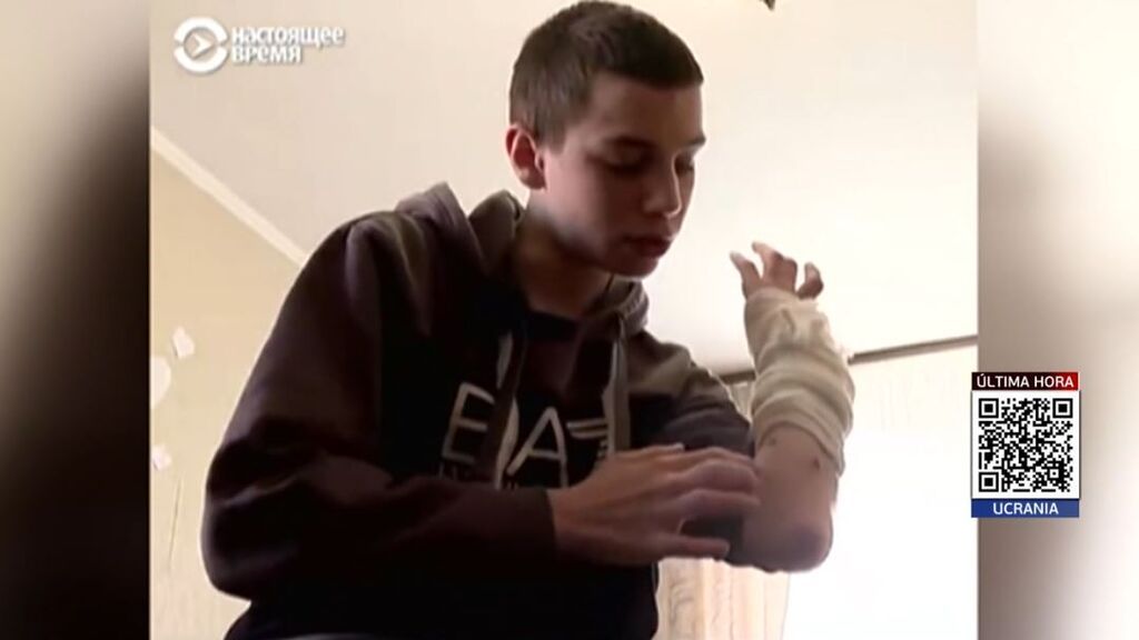 Yura, un chico ucraniano, testigo del asesinato de su padre: "Le dispararon al corazón, dos balas"