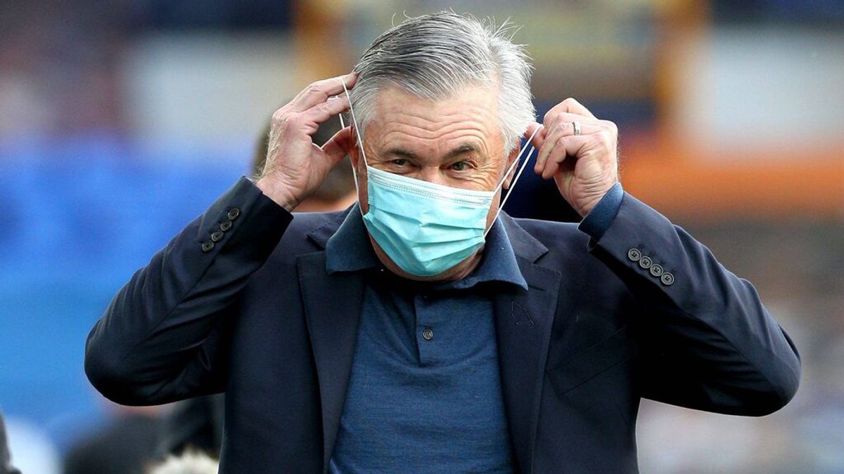 Carlo Ancelotti da positivo por Covid en un control rutinario del Real Madrid Carlo Ancelotti da positivo por Covid en un control rutinario del Real Madrid