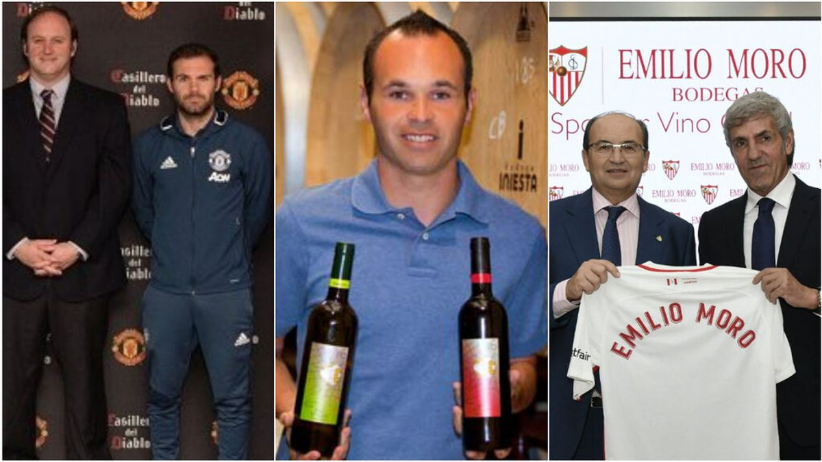 El vino, uno de los negocios emergentes en el fútbol español e internacional