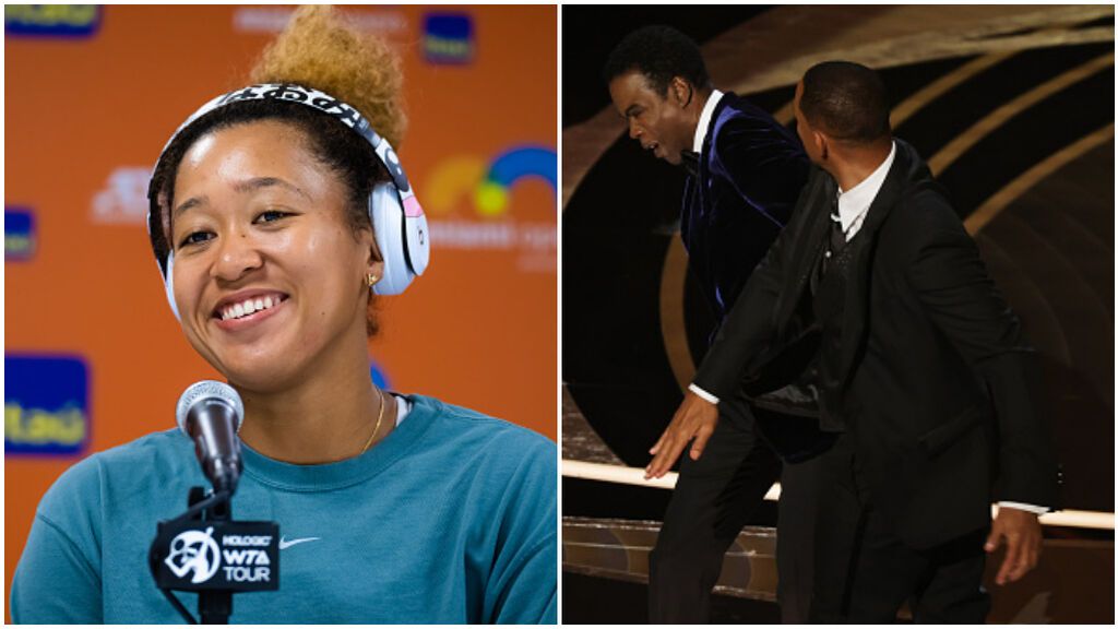 Naomi Osaka, que ya está en semifinales del Miami Open, opinó sobre la bofetada de Will Smith a Chris Rock