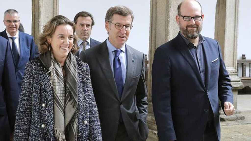 El candidato único a presidir el PP, Alberto Núñez Feijóo