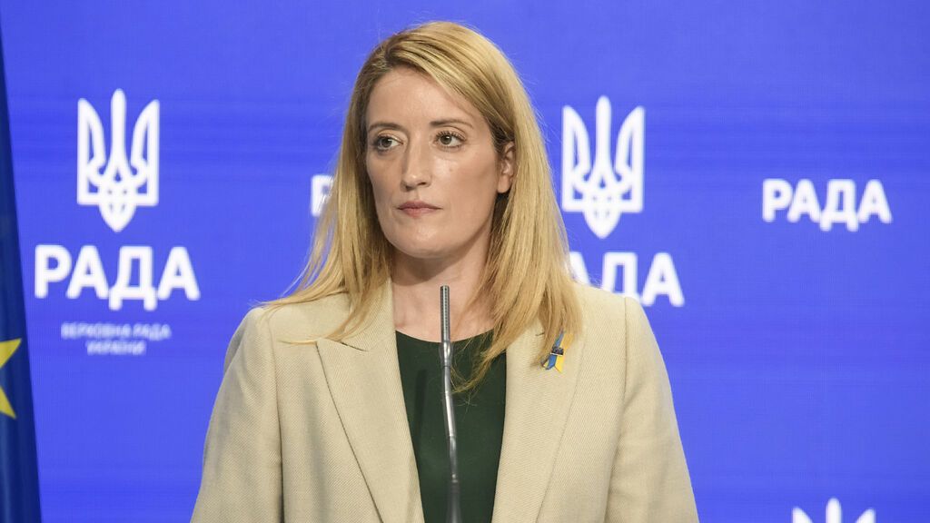 EuropaPress_4356094_handout_01_april_2022_ukraine_kiev_european_parliament_president_roberta