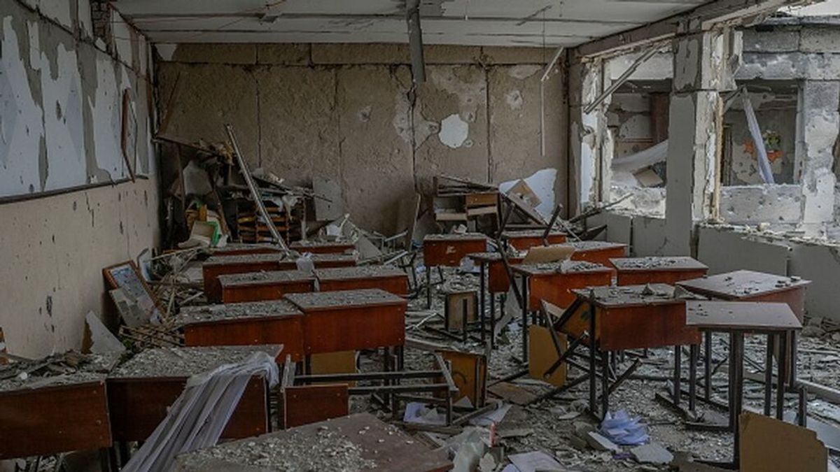 Las bombas de racimo en Mykolaiv habrían afectado a centros escolares