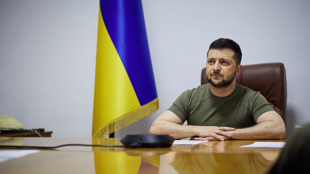 Volodimir Zelenski, presidente de Ucrania