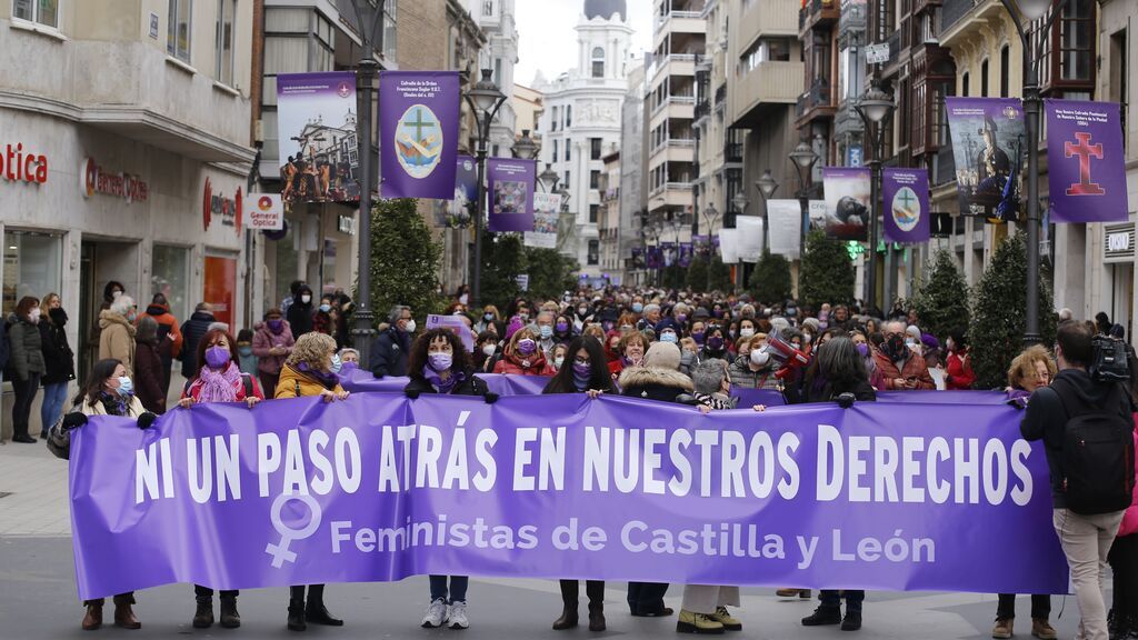Un millar de personas marcha en Valladolid ante el "temor" a retroceder en derechos con un Gobierno PP-Vox