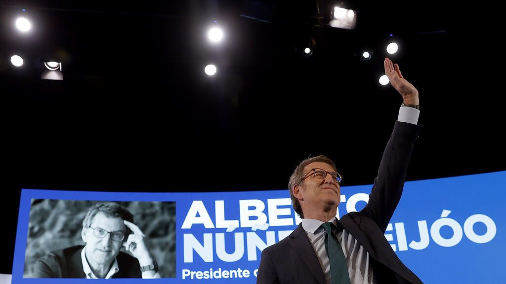 Alberto Núñez Feijóo, elegido presidente del PP con el 98,35% de los votos: "Gracias por elegirme"