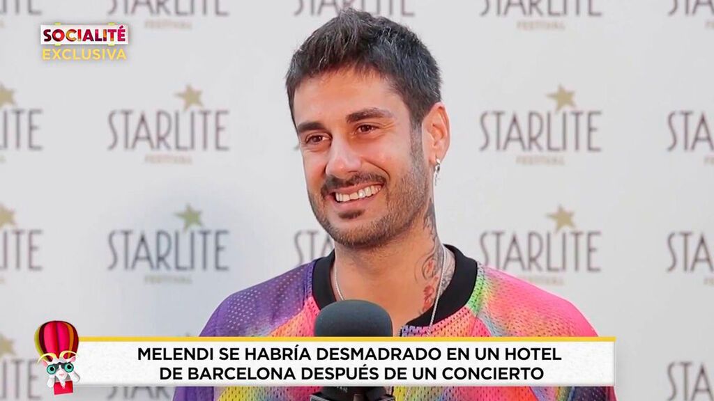 Melendi la lía en un hotel de Barcelona Socialité 2022 Programa 548