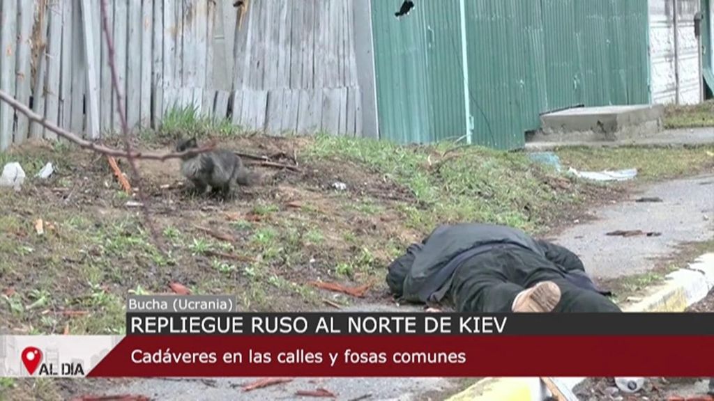 Ucrania culpa a Rusia de maniatar y asesinar a civiles en la recién recuperada ciudad de Bucha