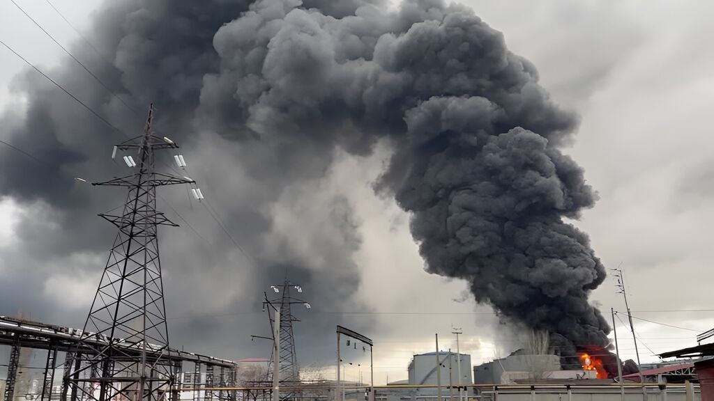Rusia bombardea instalaciones petroleras ucranianas en Odesa
