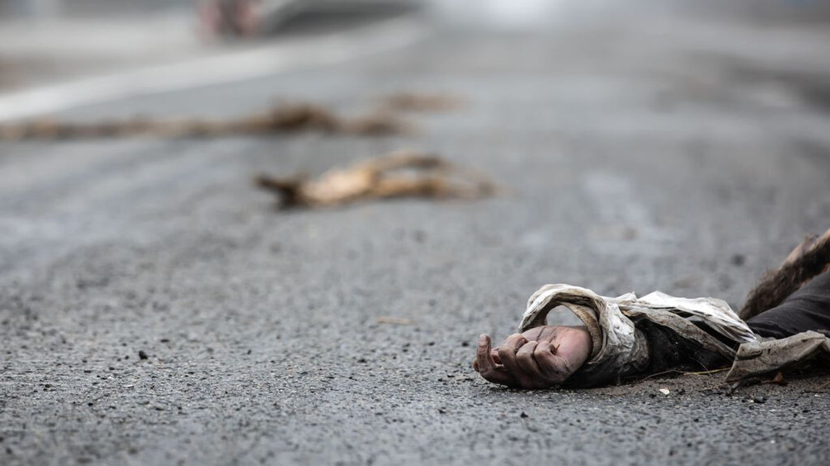 Zelenski califica de "genocidio" la masacre de civiles en Bucha Zelenski califica de "genocidio" la masacre de civiles en Bucha