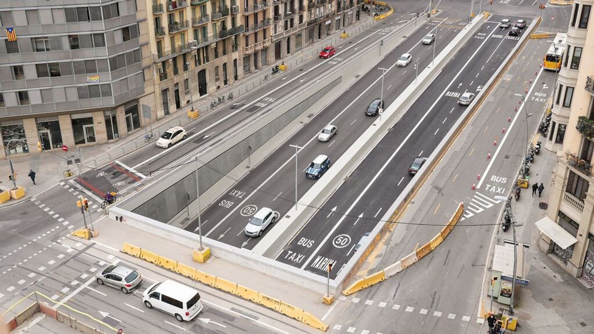 Apertura total del túnel de Glòries de Barcelona siete años después del inicio de las obras
