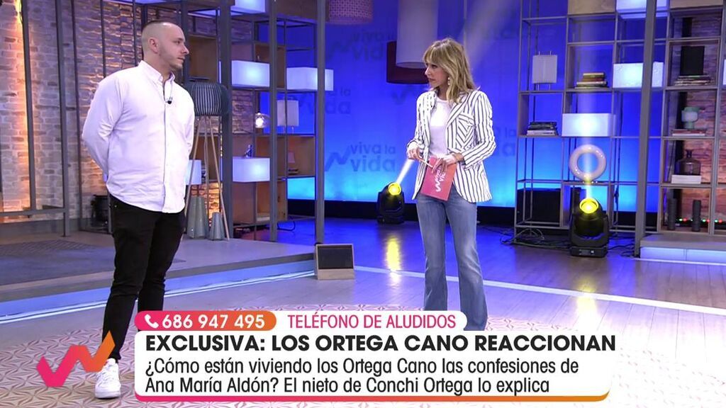 El sobrino de Ortega Cano visita 'Viva la vida'