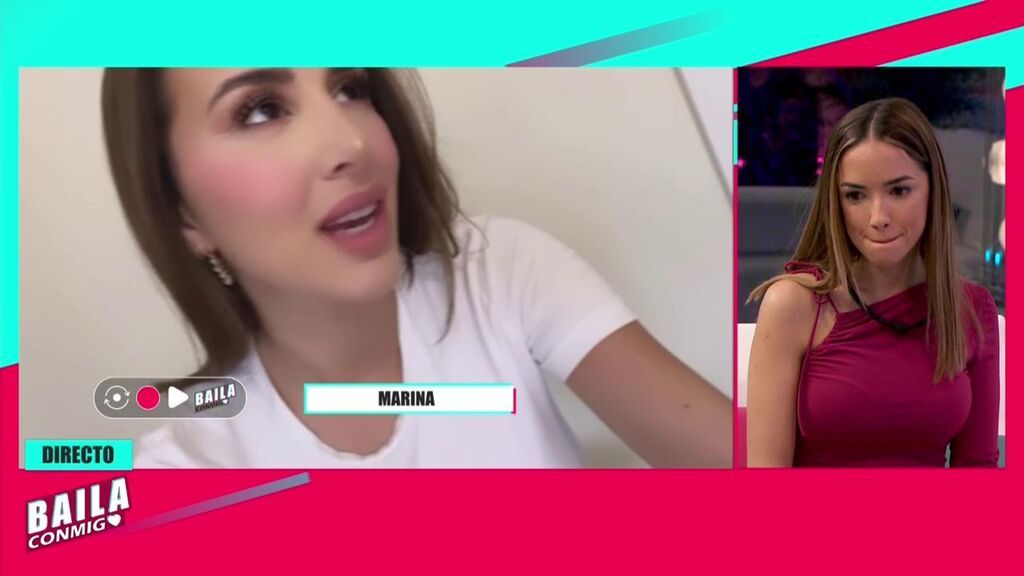 Lucía, muy emocionada con el mensaje de Marina Lucía, muy emocionada con el mensaje de Marina