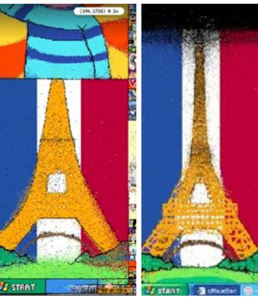 Comunidades de streamers 'atacan' las obras de otros creadores de contenido en Reddit Place