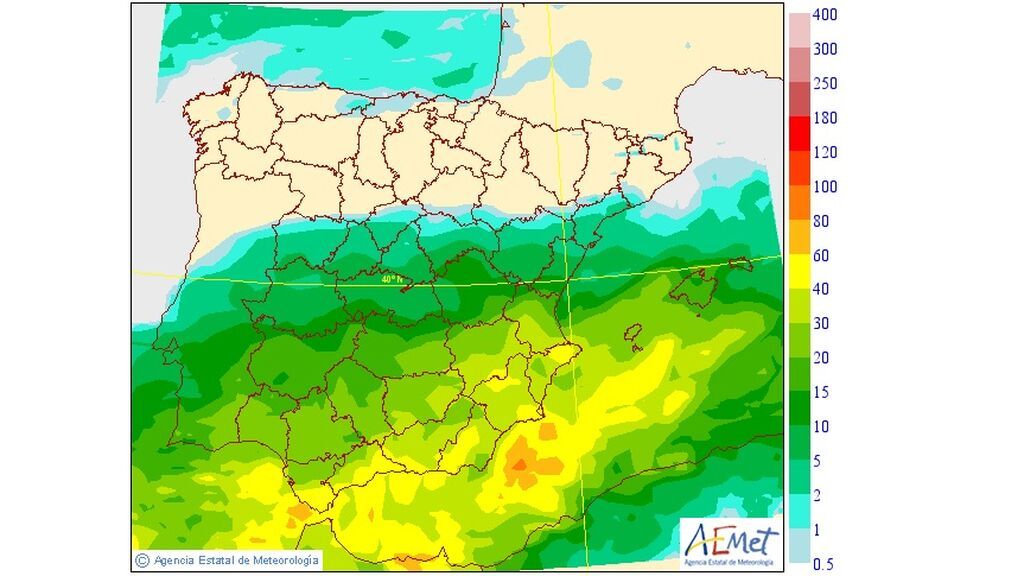 precip martes max