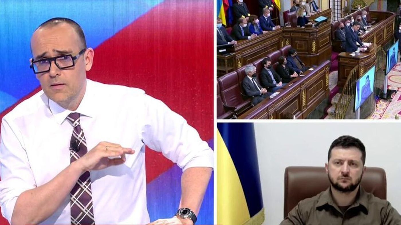 Momentazos 2022 Todo es mentira 05/04/2022 Risto, sobre Pedro Sánchez: "Palabras vacías que no dan respuesta a lo que está pidiendo Zelenski"
