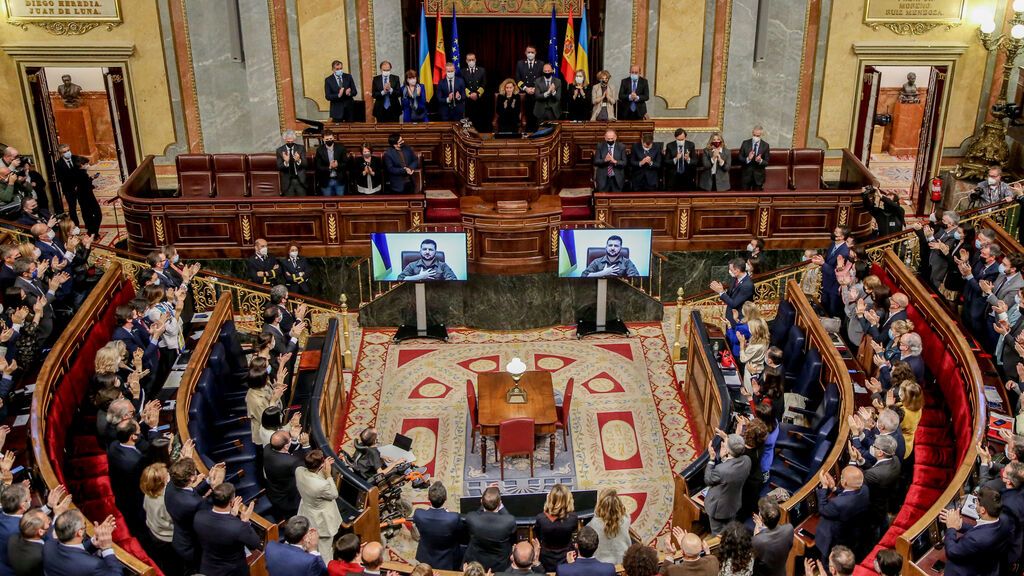 Zelenski compara el bombardeo de Guernica con la invasión de Ucrania ante el Congreso