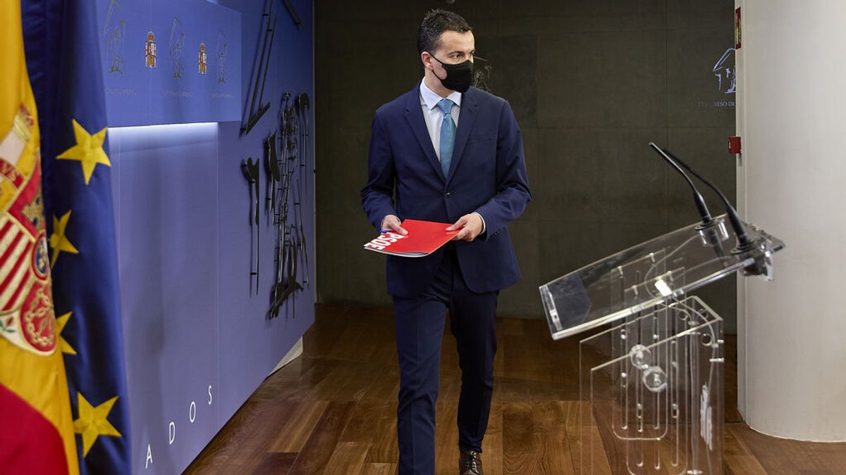El portavoz del PSOE en el Congreso, Héctor Gómez El portavoz del PSOE en el Congreso, Héctor Gómez