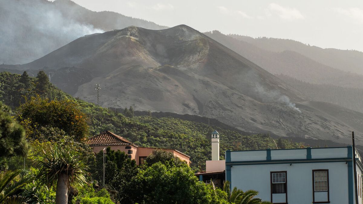 Vista del volcán Cumbre Vieja, el pasado febrero Vista del volcán Cumbre Vieja, el pasado febrero