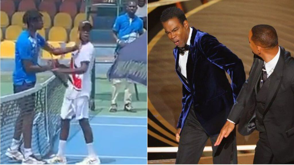El tenista Michael Kouame se marca un ‘Will Smith’ y abofetea a su rival tras el partido