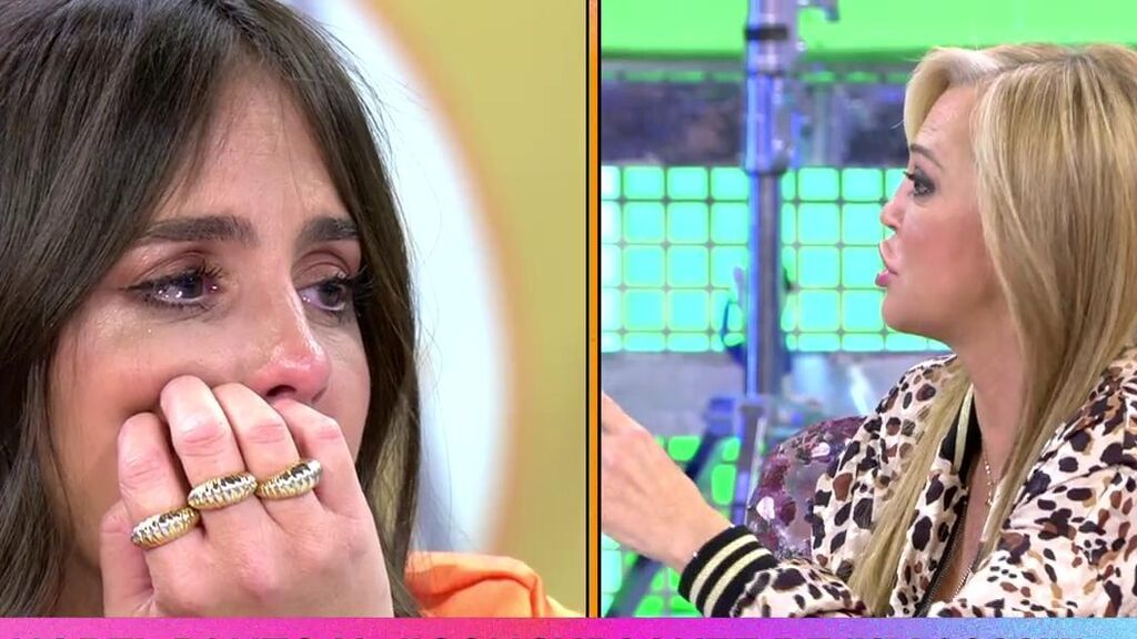 Belén Esteban le dedica unas bonitas palabras a Anabel que le hacen emocionarse: "Por una vez tiene que mirar por ella"