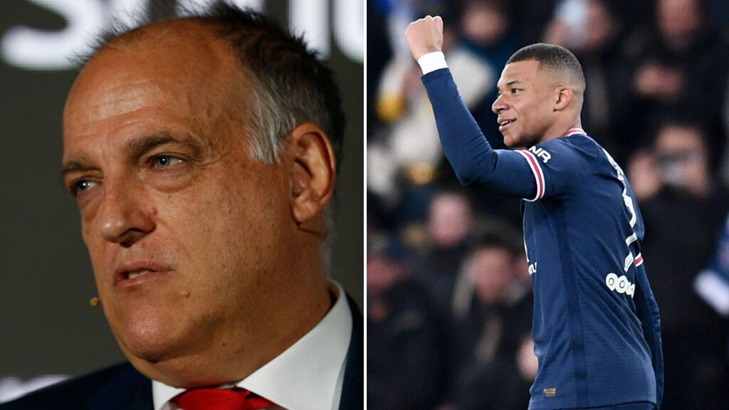 Tebas revela el motivo por el que Mbappé acabará en el Real Madrid: "Para un jugador de su talla, es muy extraño"