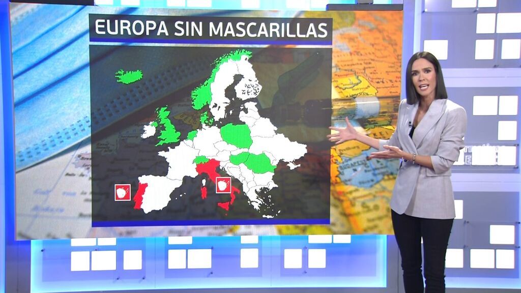 España, uno de los últimos países de Europa en quitar las mascarillas de interiores
