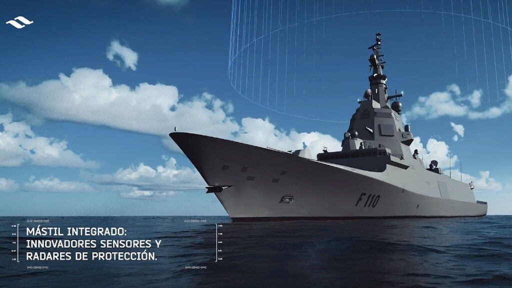 Recreación hecha por Navantia de las F-110