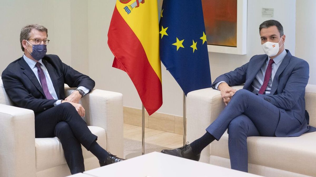 Sánchez dice que sale del encuentro con Feijóo con "más incógnitas que certezas" Sánchez dice que sale del encuentro con Feijóo con "más incógnitas que certezas"