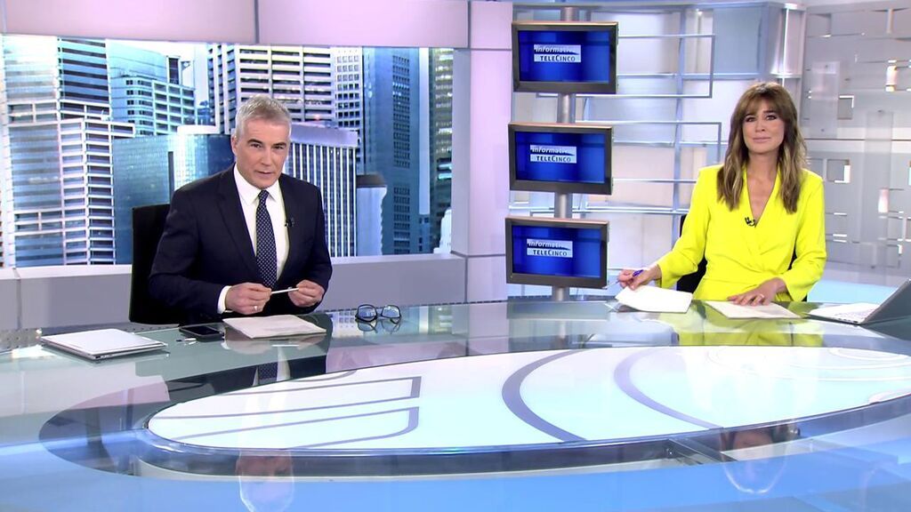 Con David Cantero e Isabel Jiménez Informativos Telecinco 2022 Mediodía 07/04/2022