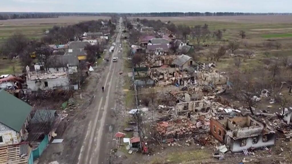 Borodyanka, una ciudad totalmente devastada tras el paso del ejército ruso en Ucrania
