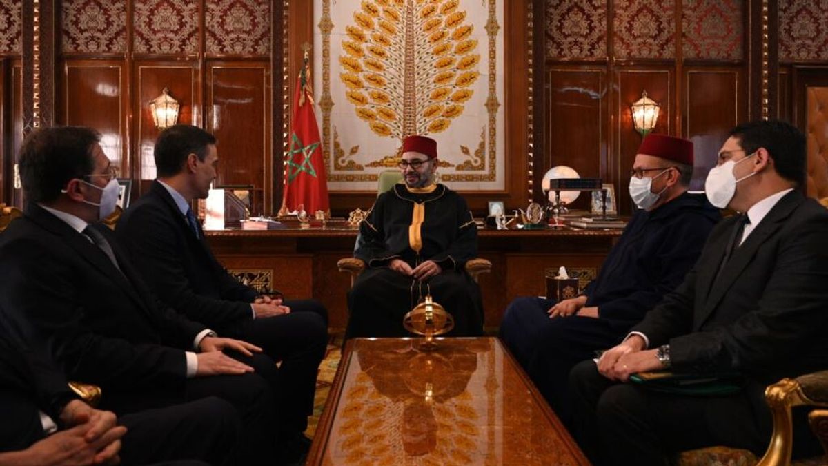 Sánchez llega a Rabat para pasar página a la crisis junto a Mohamed VI Sánchez llega a Rabat para pasar página a la crisis junto a Mohamed VI
