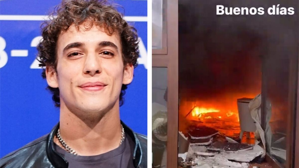 Las lágrimas de desesperación de Miguel Herrán tras un incendio en su casa: "No me lo puedo creer"