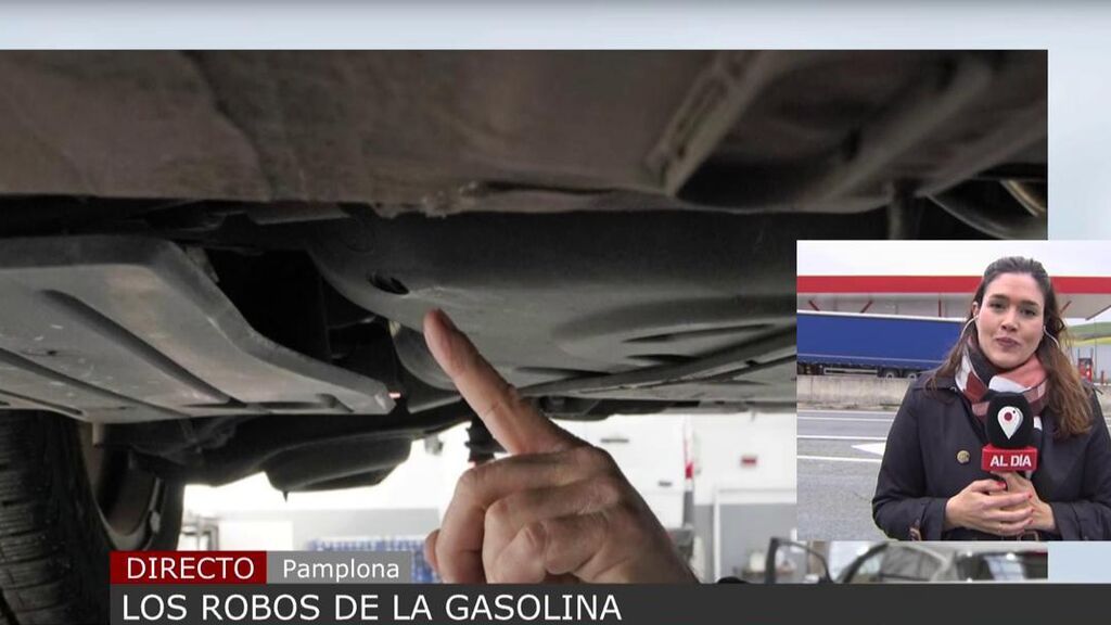 Los ladrones de gasolina: agujerean el depósito de los coches para extraer el combustible